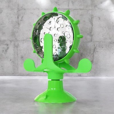 Distributeur de Croquettes - WhirlCatFeeder™ - Vert - les - chats - de - luxe