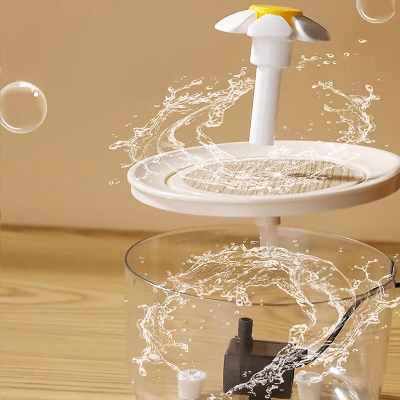 Fontaine à Eau Pour Chat - CatDrinker™ - Bois Transparent - les - chats - de - luxe