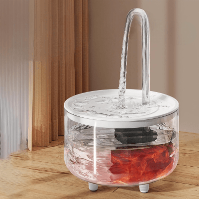 Fontaine à Eau Pour Chat - CatDrinker™ - Tube Transparent - les - chats - de - luxe
