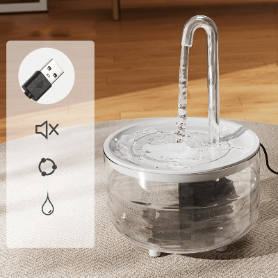 Fontaine à Eau Pour Chat - CatDrinker™ - Tube Transparent - les - chats - de - luxe