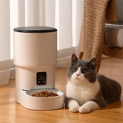 Distributeur de croquettes pour chat | Automatique