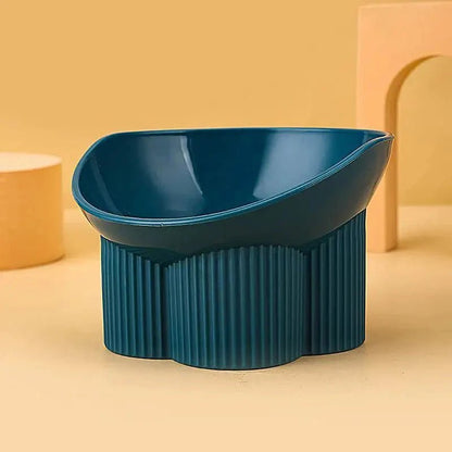 Gamelle pour chat - Anti - tipCatBowls™ - Bleu vert - les - chats - de - luxe