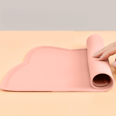Tapis en Silicone - KittyPlacemat™ - Rose - les - chats - de - luxe